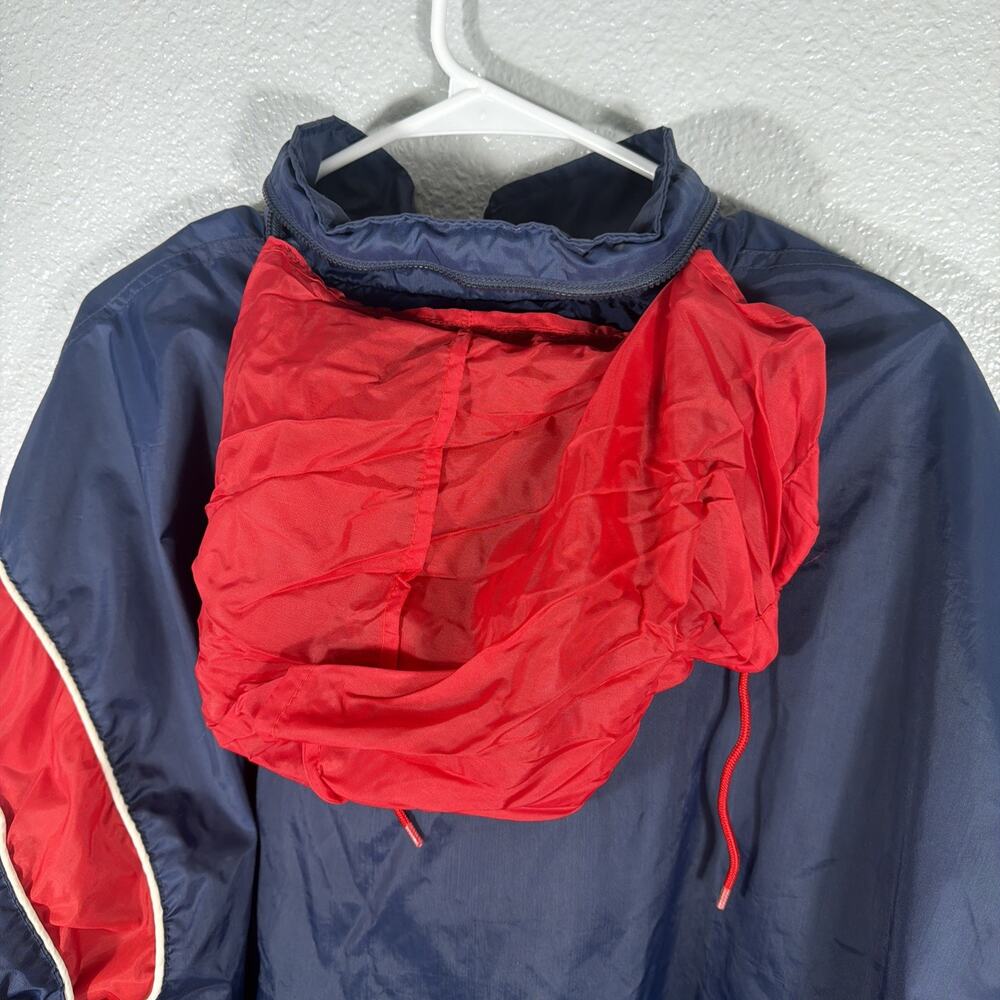 Vintage 90s Starter Full Zip Boston Red Sox Light Weight Windbreaker Jacket L - Picture 9 of 9